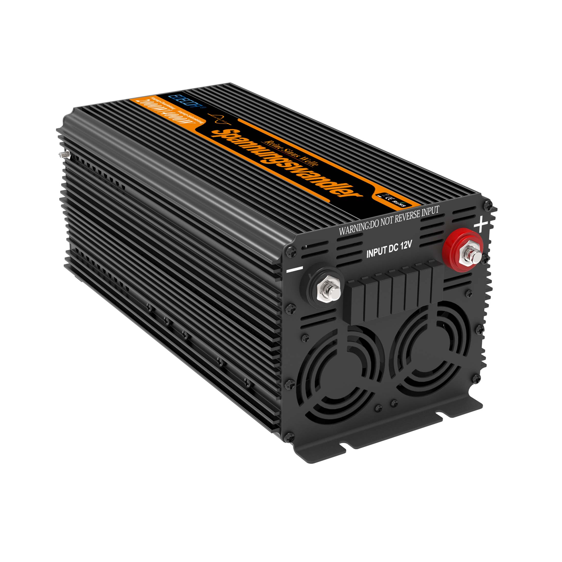 EDECOA 2000W/4000W DC 12V/24V AC 220V 230V modifizierter Sinus-Wechselrichter