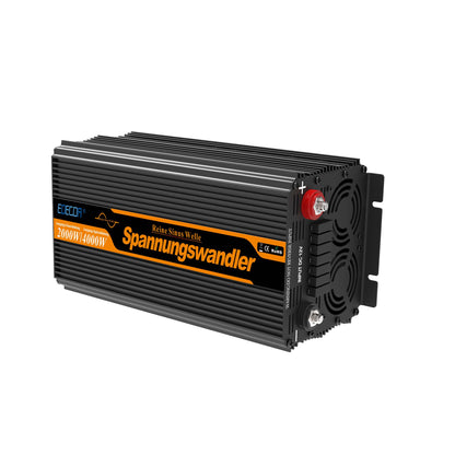 EDECOA 2000W/4000W DC 12V/24V AC 220V 230V modifizierter Sinus-Wechselrichter