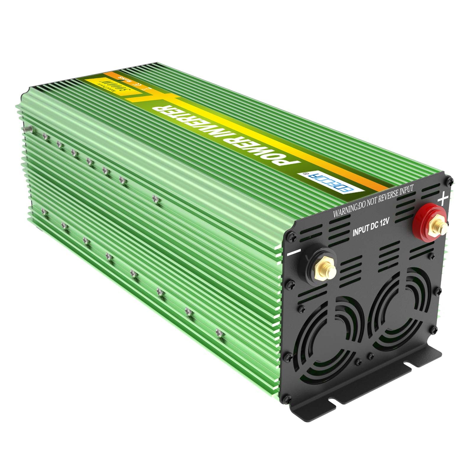 EDECOA 3000 W/6000 W DC 12 V/24 V AC 240 V onduleur à onde sinusoïdale modifiée