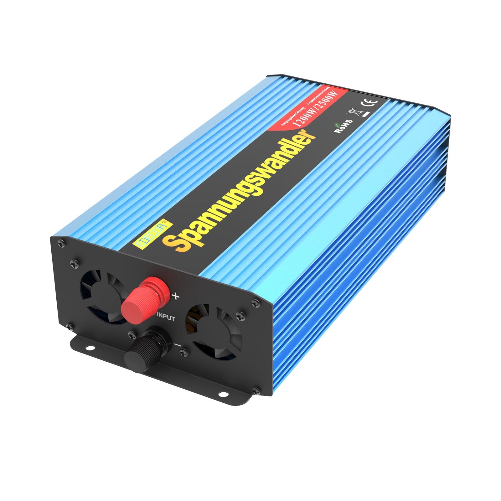 EDECOA 1200W/2500W DC 12V AC 220V 230V modified sine wave power inverter