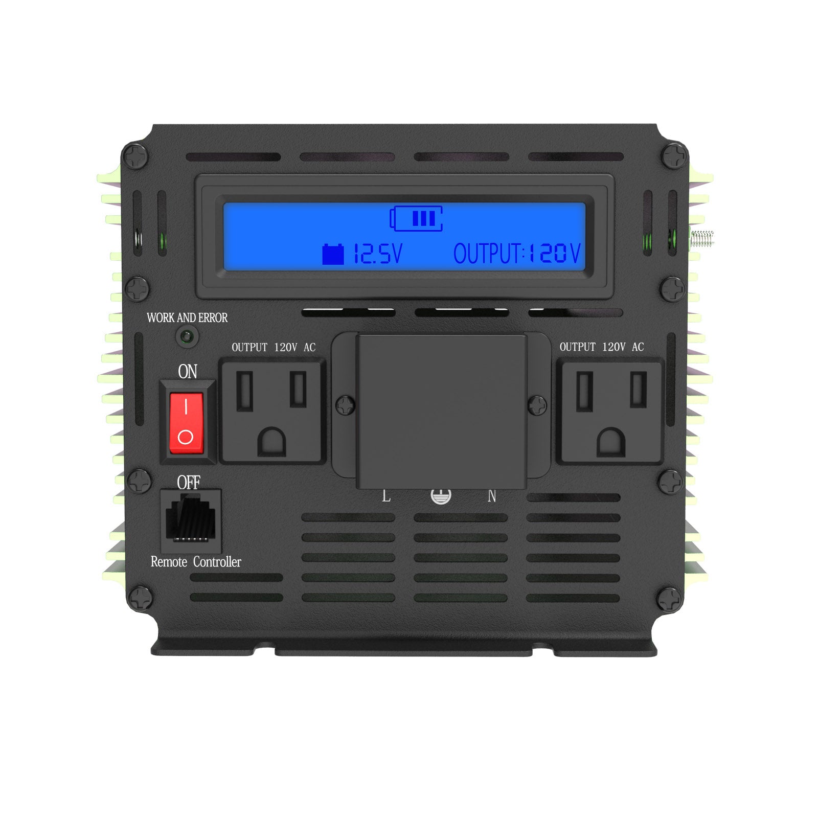 EDECOA 3000W/6000W DC 12V/24V AC 110V 120V modifizierter Sinus-Wechselrichter