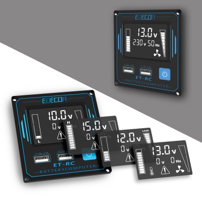 EDECOA LCD-display-remote-controller-ET-RC